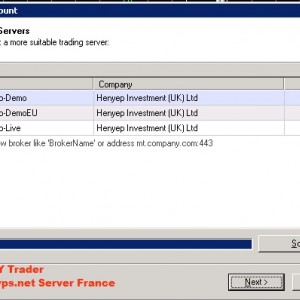 HY Trader Server Eropa